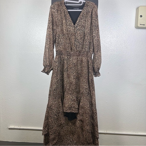 1 State Women’s Elegant Leopard Print Dress Size S - Picture 1 of 7